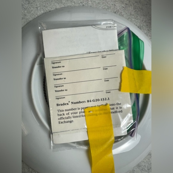 NWT Wildlife Eyes in the Mist Porcelain Plate - Picture 4 of 5